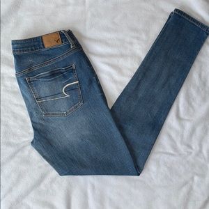 American Eagle jeans size 10 super stretch